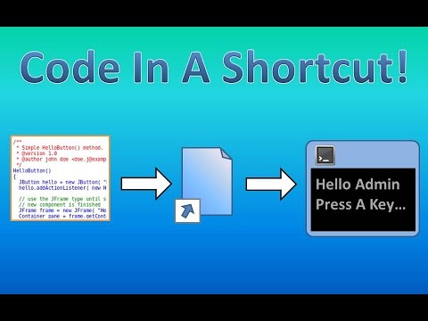 Code In A Shortcut! - YouTube