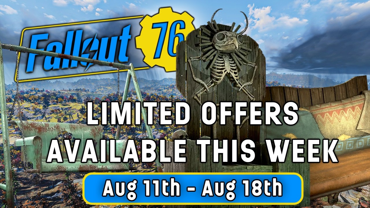 This Week’s Atomic Shop Limited Time Offers In Fallout 76