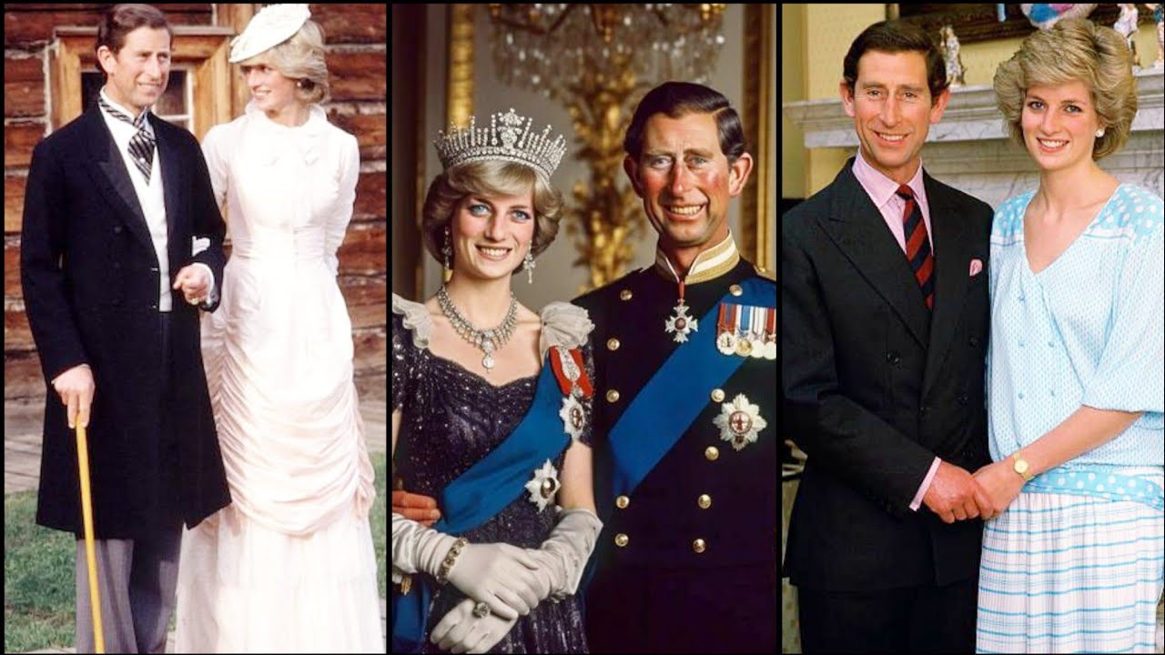 Photos form princess diana king charles Wedding dress party wear high ...