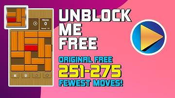 Unblock Me FREE Original Free Levels 251 to 275 Walkthrough [100% Perfect!]