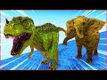 Wild Elephant vs Zombie elephant-mammoth and T-rex from another universe | Mammoth life 2k22 end