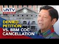 Comelec Second Division dinismiss ang petition ng COC cancellation case vs. BBM