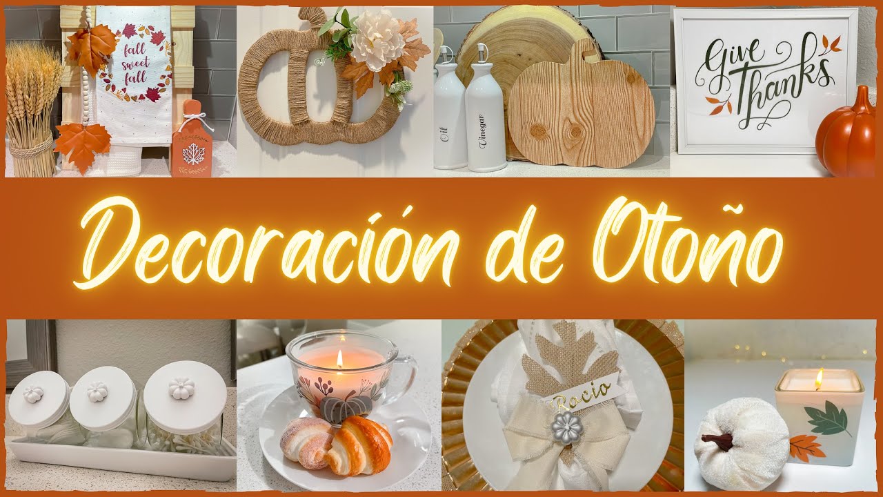 Decoración de OTOÑO 2023 / Manualidades para decorar tu casa
