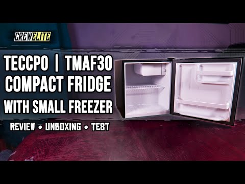 Teccpo: TMAF30 1.7 Cubic FT. Mini Fridge With Freezer  Best Mini Fridge  For Offices/Dorms [REVIEW] 