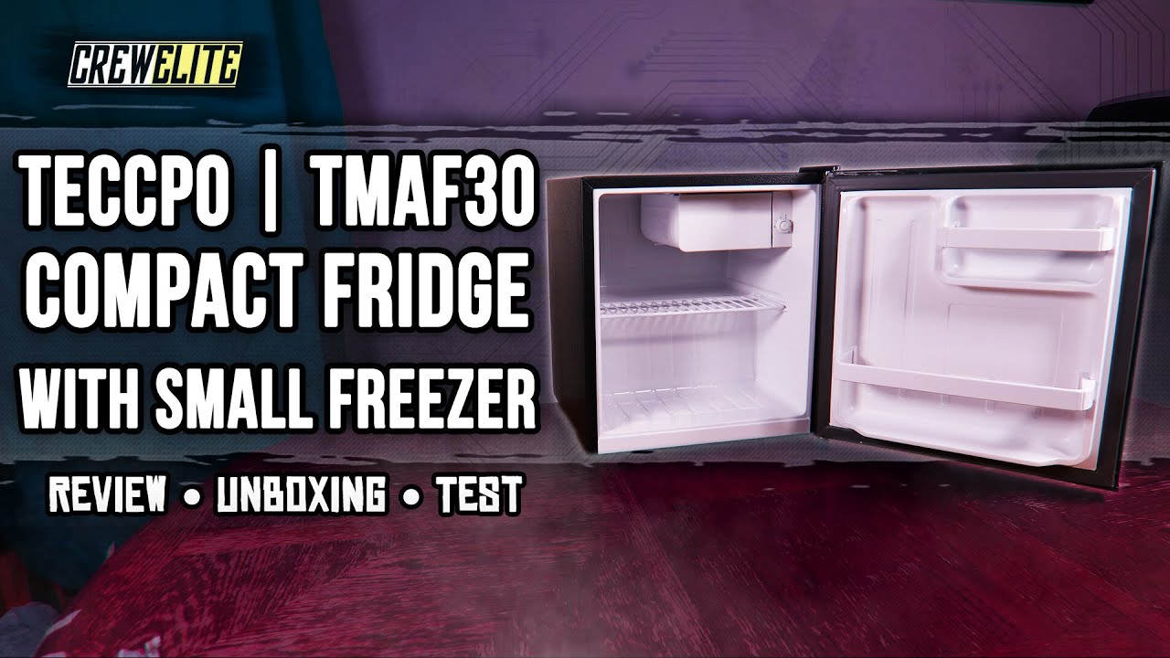 Teccpo: TMAF30 1.7 Cubic FT. Mini Fridge With Freezer