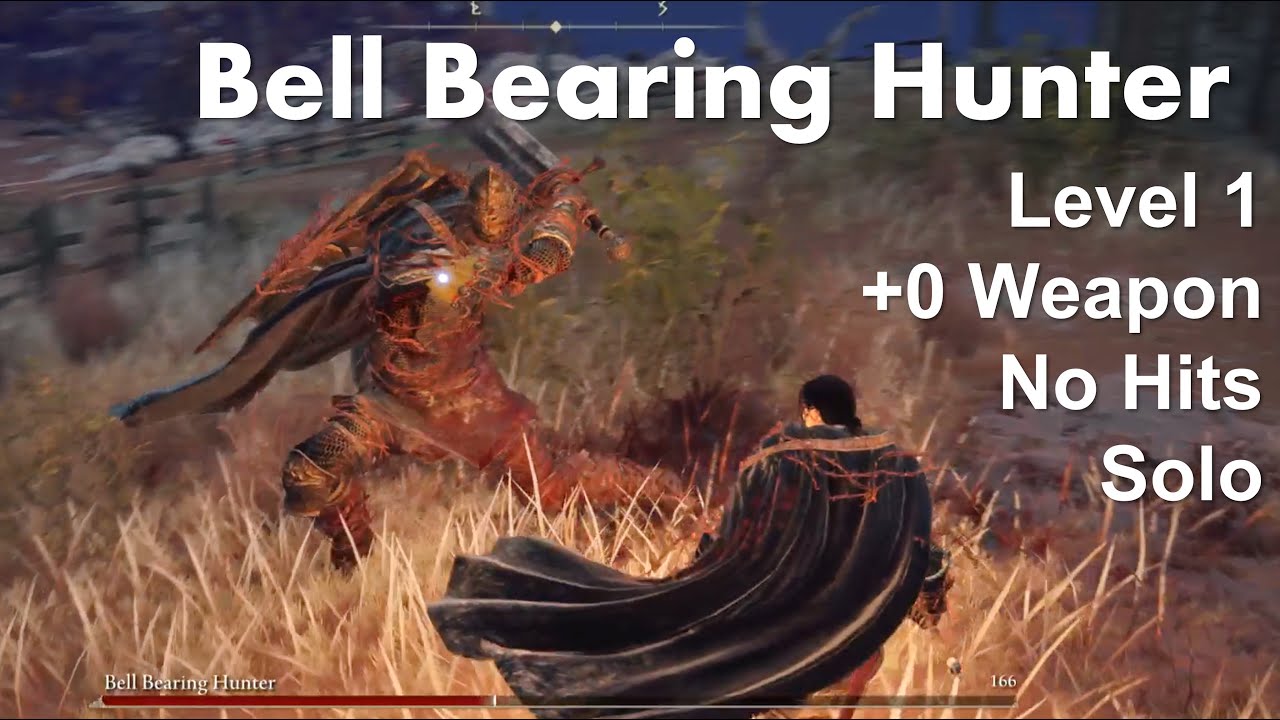 Elden Ring Bell Bearing Hunter (Caelid) level 1 no weapon upgrade