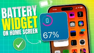 How to Add Battery Widget to iPhone Home Screen | Check Your Charge Percentage From iOS Home Screen screenshot 3