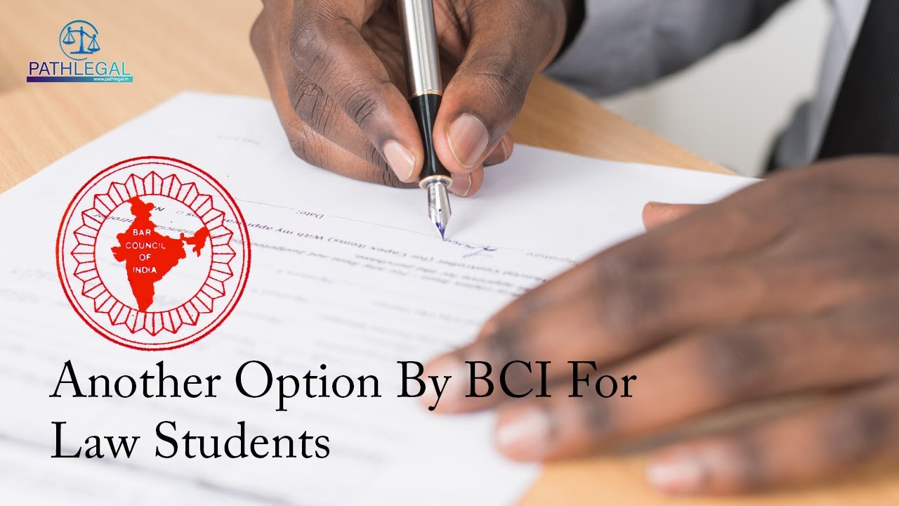 PATHLEGAL NEWS:Another Option By BCI For Law Students