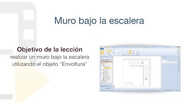 Tutorial de Edificius - Muro bajo escalera - ACCA software