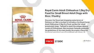 Royal Canin Adult Chihuahua 1 5kg Dry Food For Small Breed Adult Dogs With Rice  Poultry - Cyprus