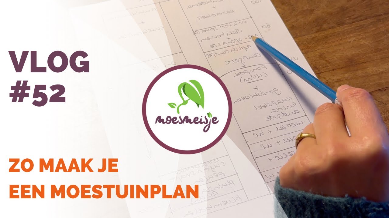 MOESTUIN VLOG #52 | Jouw moestuin plannen? Zo maak je een moestuinplan/moestuin plattegrond