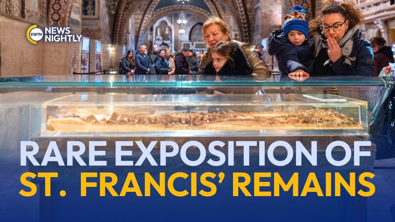 Rare Exposition of St. Francis of Assisi’s Remains Draws Worldwide Attention | EWTN News Nightly