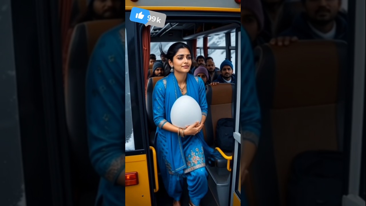 Ek Bada Anda Barf par Ghoomta hua Ak bhaaloo ki ghaar tak pohanch jata hai..😭 