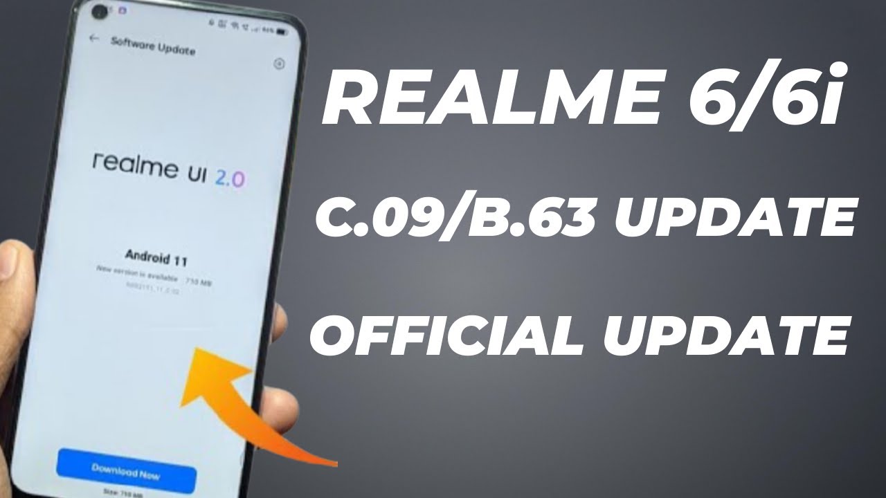 Realme 6/6i New Update|Realme 6 B.63/C.09 Update|Realme 6 Realme Ui 2.0 Stable Update Date