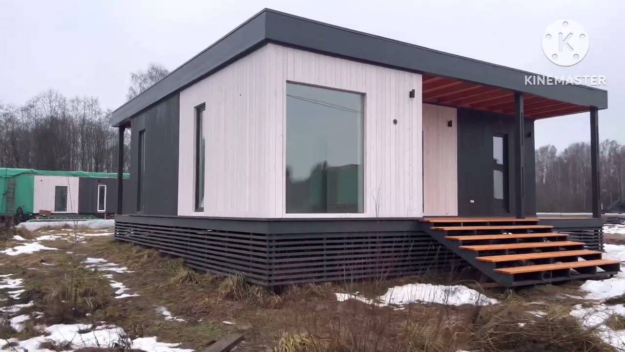 Модульный дом с террасой Приморско-Ахтарске цена Модульный дом с террасой Приморско-Ахтарске цена