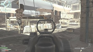 MW3 Noob GamePlay Team DeathMatch SeaTown Score 10/3/8 Commentary