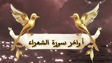 تلاوة خاشعة من آواخر سورة الشعراء – القارئ محمد منتصر