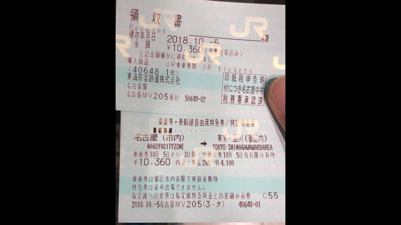 How To Purchase Sinkhansen Ticket In Japan From Nagoya To Tokyo Youtube