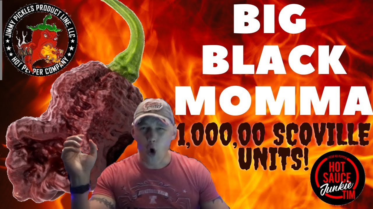 Attempting to Eat the Big Black Mama Pepper and Not Cry