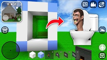 How to Make PORTAL to SKIBIDI TOILET in MINI BLOCK CRAFT 3D
