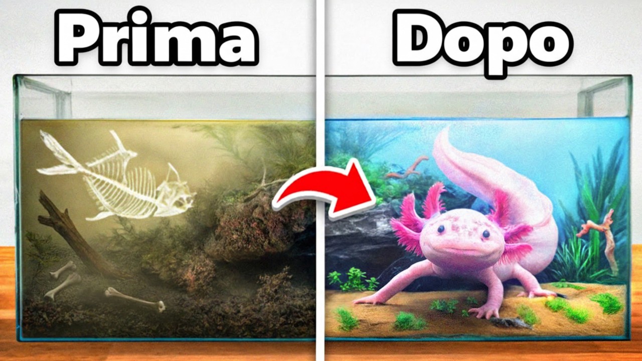 Ho Trasformato la Casa Abbandonata di un Axolotl