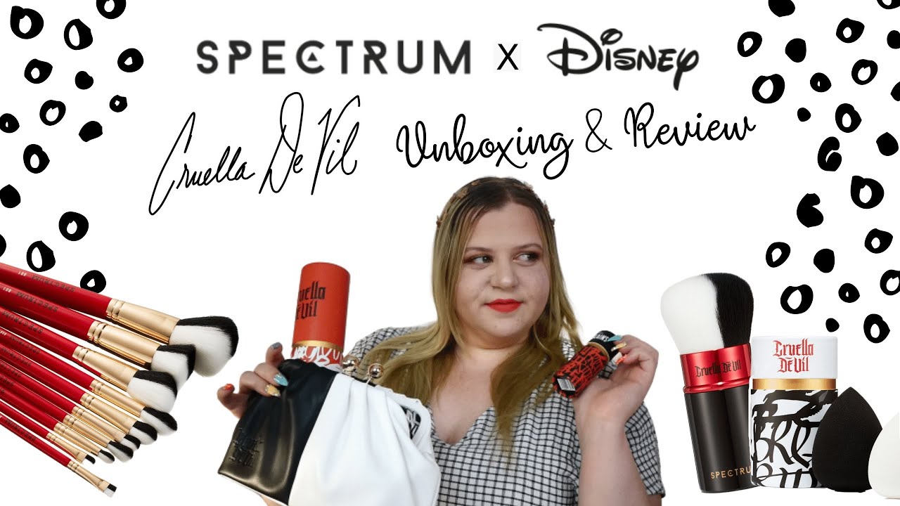 Spectrum x Disney Cruella De Vile Collection unboxing and review || Beth Does Beauty