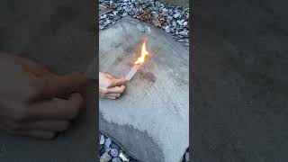 light a teabag on fire