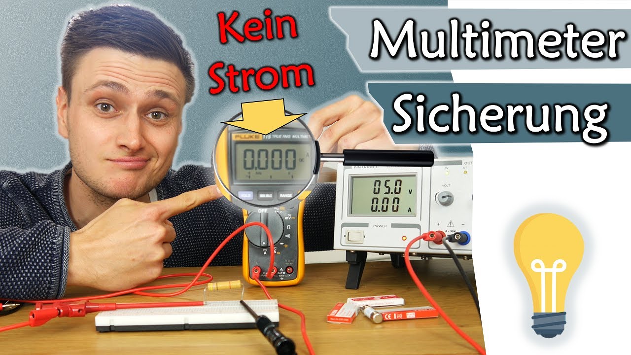 Keine Strom-Messung mit Multimeter möglich? Einfache Lösung! | Geräte #12 -  YouTube