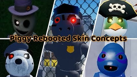 Piggy Rebooted Skin Concepts - All 5 New Jumpscares (Game created by: @MagmaDEV_Official)
