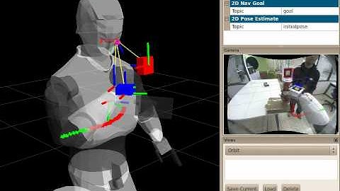 Position Based Visual Servoing - robot view - tracking 1
