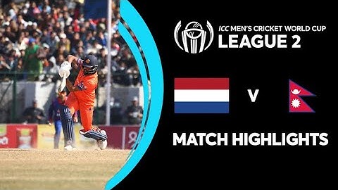 Netherlands v Nepal | Match Highlights | CWC League 2