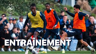 Les Bleus s'entraînent à Clairefontaine