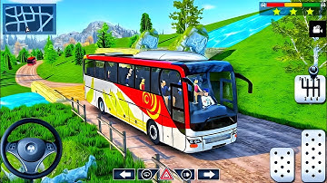 Offroad Bus Driving 2025 - Real Uphill Bus Drive Simulator - Bus Game Android Gameplay #3