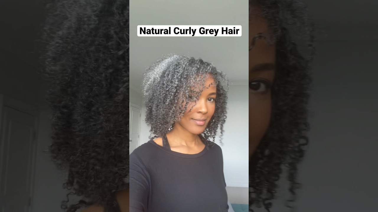Natural Curly Grey Hair 