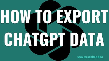 How to Export ChatGPT Data