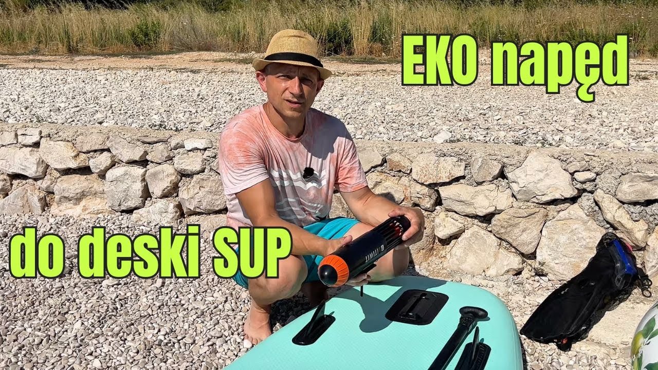 Elektryczny napęd do deski SUP - silnik którym pływasz za 0,15zl/2h