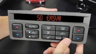 Saab 9-5 climate control bulb replacement | Quick & Easy