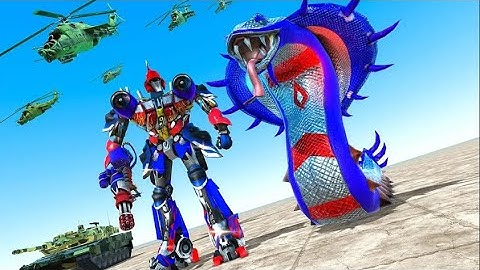 Grand Snake Transform Robot Part-3 | Rescue City Snake Transform Android GamePlay | By Game Crazy