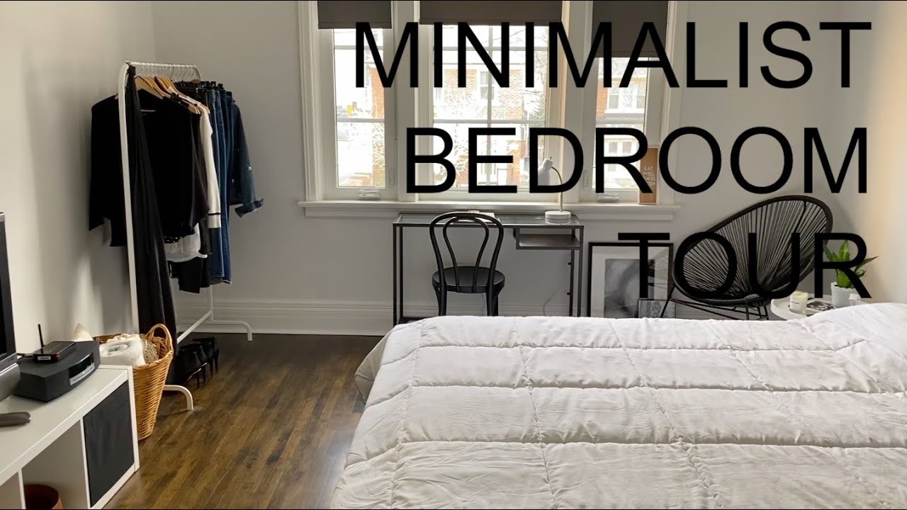 Minimalist Bedroom Tour - YouTube