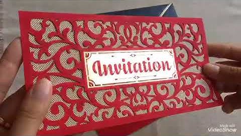 Thiệp Khắc laze sang trọng - [thiệp cưới Thu Hà] - [ in thiệp cưới BMT]