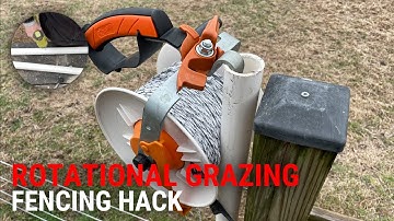 Farm Fencing Hack When Rotational Grazing