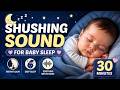 SHHH Sound, Shushing Sound for Baby Sleep (30 Minute) – Calming White Noise for Newborns