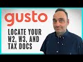 Find Your Gusto Tax Forms in 60 Seconds!