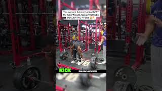 Celebrity The moment Ashton Hall just BEAT the Fake Weight ALLEGATIONS by DEADLIFTING 495lbs 😳🔥 Wealth