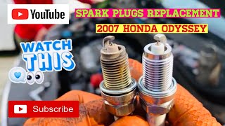 odyssey spark honda plugs 2007 replacement