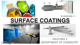 surface coating part 3 : dyes and metal coating , anodizing