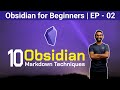 10 Obsidian Markdown Basics You Must Know (2/10) - Obsidian For Beginners #obsidian