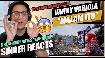 VANNY VABIOLA - MALAM ITU (OFFICIAL MUSIC VIDEO) | SINGER RECTION