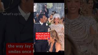 Bey had Jay blushing😅❤️ #jayz #beyonce #metgala