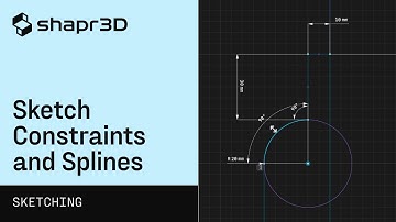 Sketch constraints and splines